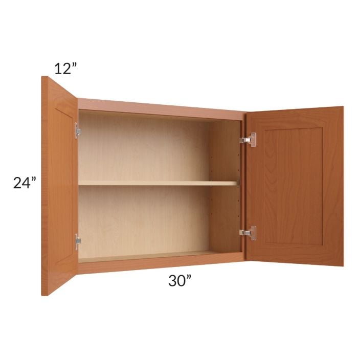 RTA Lexington Cinnamon Glaze 30" x 24" Wall Cabinet