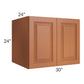 RTA Lexington Cinnamon Glaze 30" x 24" x 24" Wall Cabinet