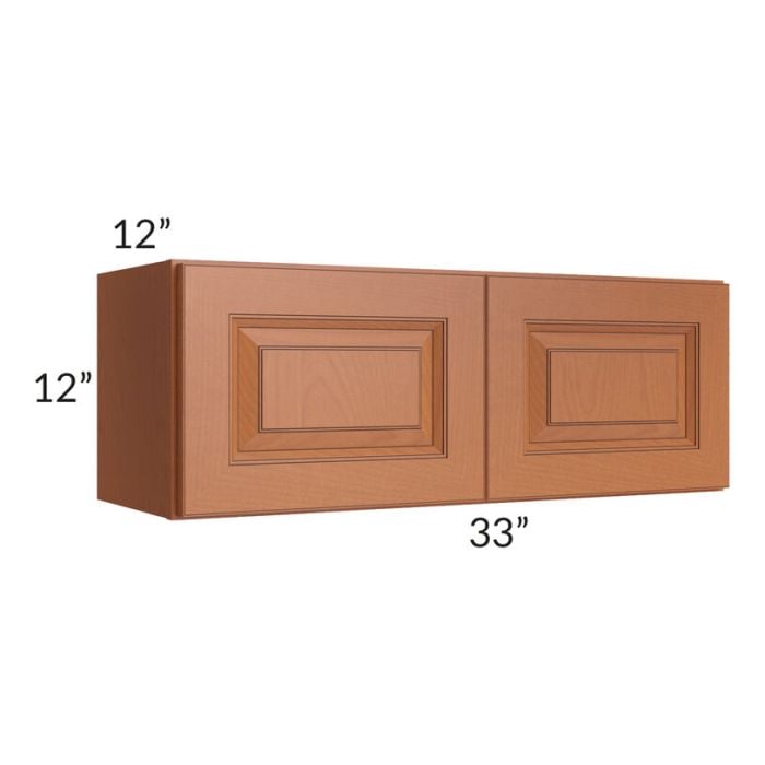 RTA Lexington Cinnamon Glaze 33" x 12" Wall Cabinet