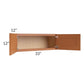 RTA Lexington Cinnamon Glaze 33" x 12" Wall Cabinet