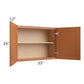 RTA Lexington Cinnamon Glaze 33" x 24" Wall Cabinet