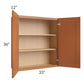 RTA Lexington Cinnamon Glaze 33" x 36" Wall Cabinet
