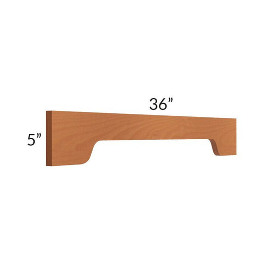 RTA Lexington Cinnamon Glaze 36" Arched Valance