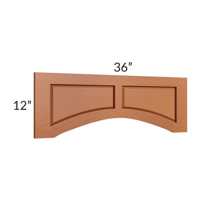 RTA Lexington Cinnamon Glaze 36" Raised Panel Door Valance