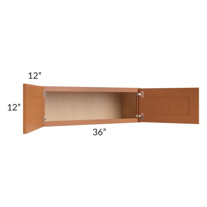 RTA Lexington Cinnamon Glaze 36" x 12" Wall Cabinet