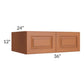 RTA Lexington Cinnamon Glaze 36" x 12" x 24" Wall Cabinet