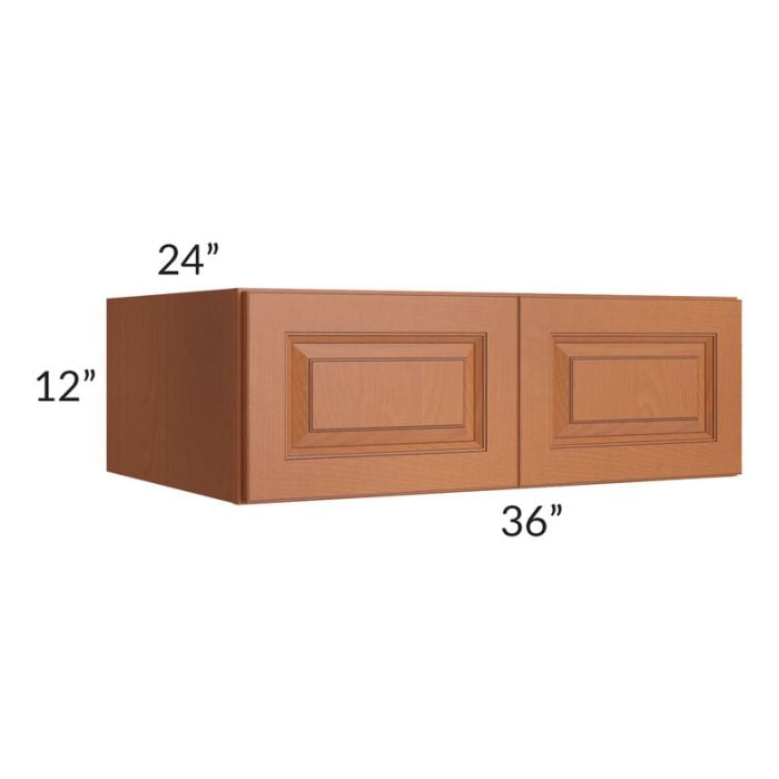 RTA Lexington Cinnamon Glaze 36" x 12" x 24" Wall Cabinet
