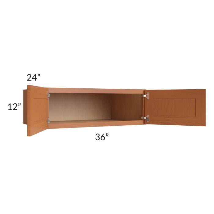 RTA Lexington Cinnamon Glaze 36" x 12" x 24" Wall Cabinet