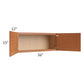 RTA Lexington Cinnamon Glaze 36" x 15" Wall Cabinet