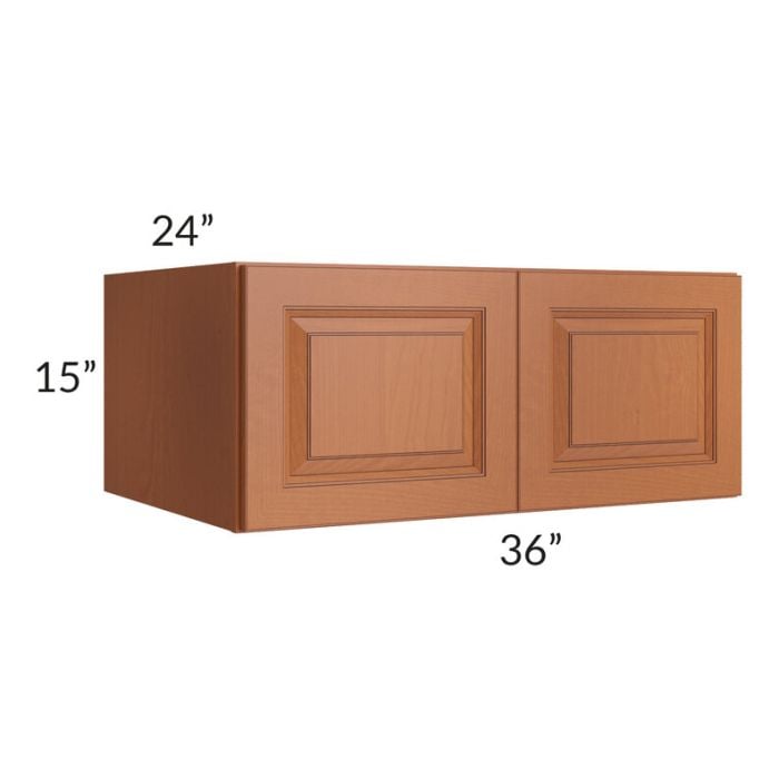RTA Lexington Cinnamon Glaze 36" x 15" x 24" Wall Cabinet