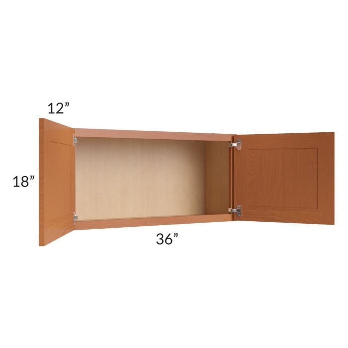 RTA Lexington Cinnamon Glaze 36" x 18" Wall Cabinet