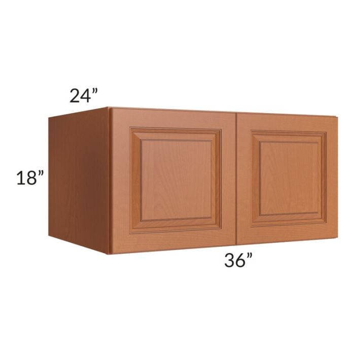 RTA Lexington Cinnamon Glaze 36" x 18" x 24" Wall Cabinet