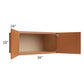 RTA Lexington Cinnamon Glaze 36" x 18" x 24" Wall Cabinet