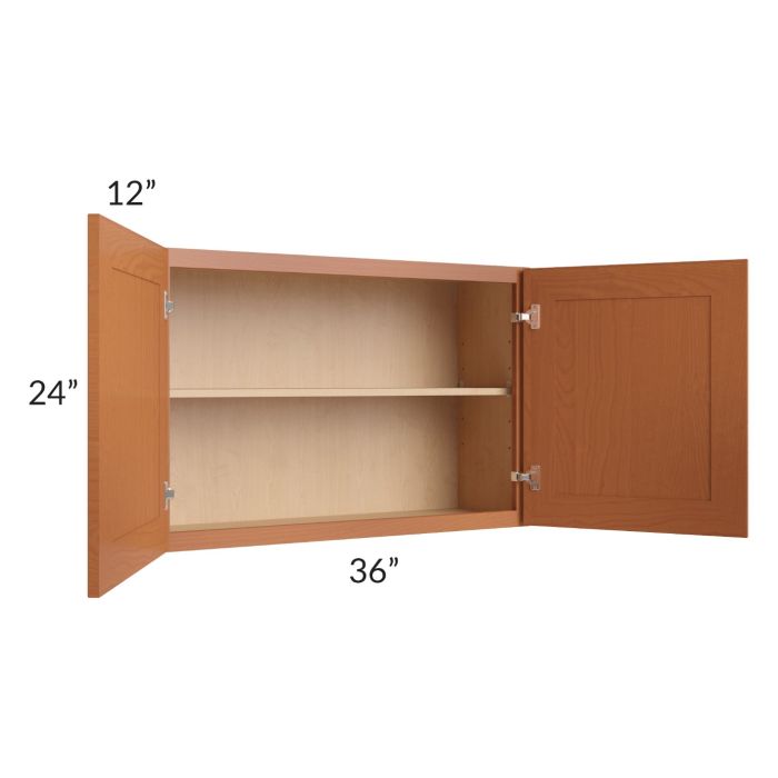 RTA Lexington Cinnamon Glaze 36" x 24" Wall Cabinet