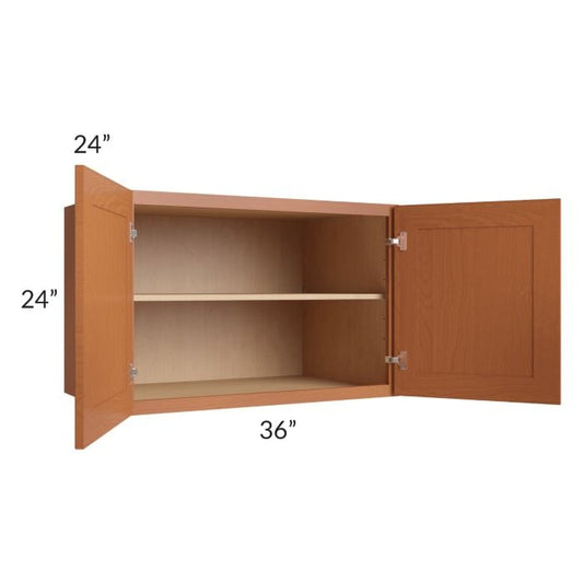 RTA Lexington Cinnamon Glaze 36" x 24" x 24" Wall Cabinet