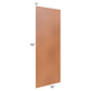 RTA Lexington Cinnamon Glaze 36" x 96" x 1/4" Finished Panel