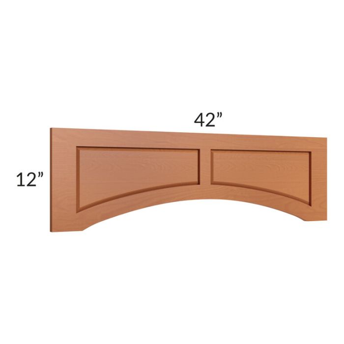 RTA Lexington Cinnamon Glaze 42" Raised Panel Door Valance