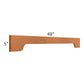 RTA Lexington Cinnamon Glaze 48" Arched Valance