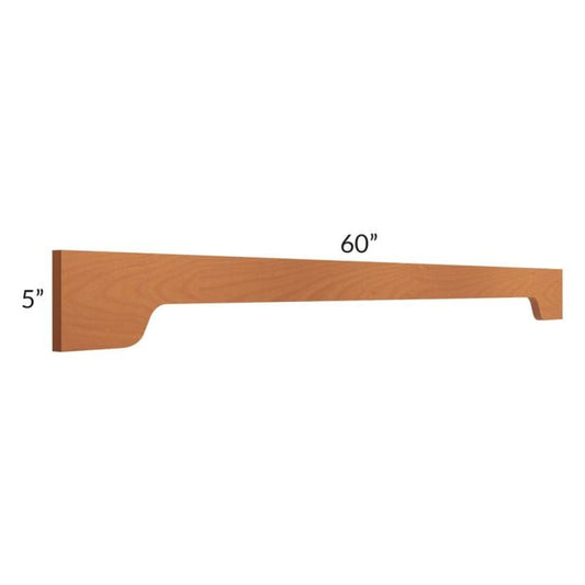 RTA Lexington Cinnamon Glaze 60" Arched Valance
