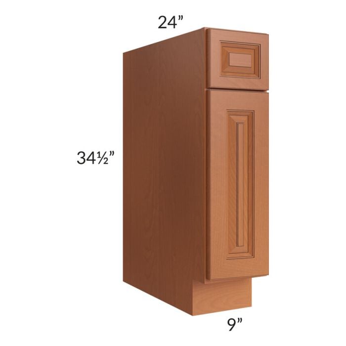 RTA Lexington Cinnamon Glaze 9" Base Cabinet