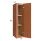 RTA Lexington Cinnamon Glaze 9" x 36" Wall Cabinet