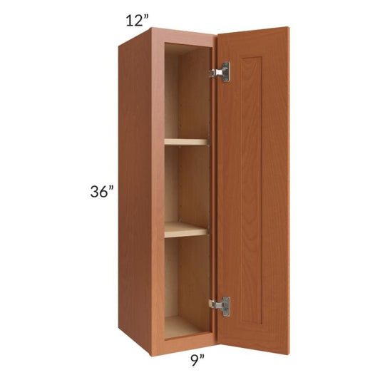 RTA Lexington Cinnamon Glaze 9" x 36" Wall Cabinet