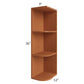 RTA Lexington Cinnamon Glaze 9" x 36" Wall End Shelf Cabinet