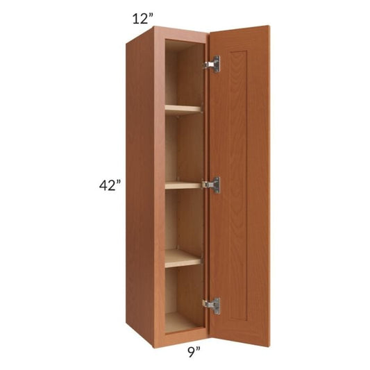 RTA Lexington Cinnamon Glaze 9" x 42" Wall Cabinet