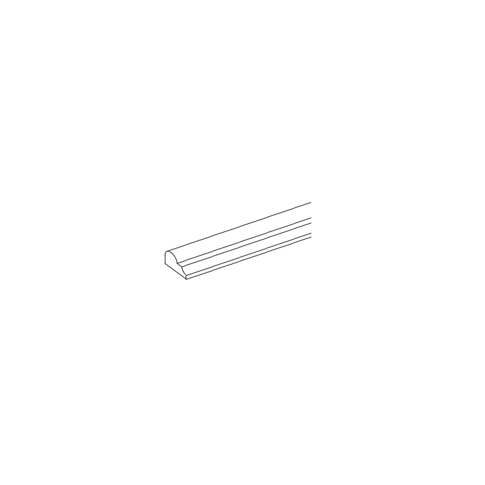 RTA Lexington Cinnamon Glaze 96" Chair Rail Molding