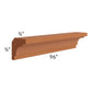 RTA Lexington Cinnamon Glaze 96" Decorative Inside Corner Molding