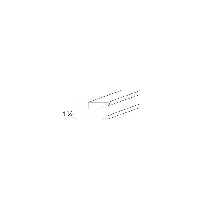 RTA Lexington Cinnamon Glaze 96" Light Rail Molding