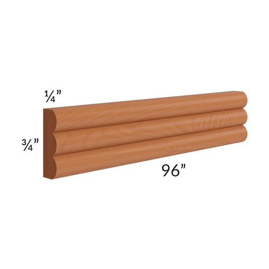 RTA Lexington Cinnamon Glaze 96" Triple Bead Insert Molding