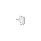 RTA Lexington Cinnamon Glaze Appliance End Panel with a 3" Return