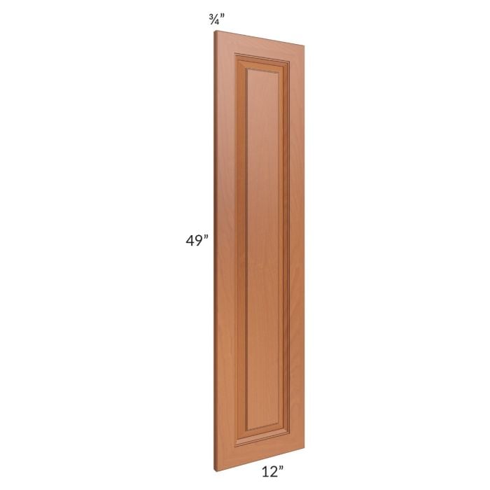 RTA Lexington Cinnamon Glaze Bottom Decorative Door for a Tall Cabinet or Panel