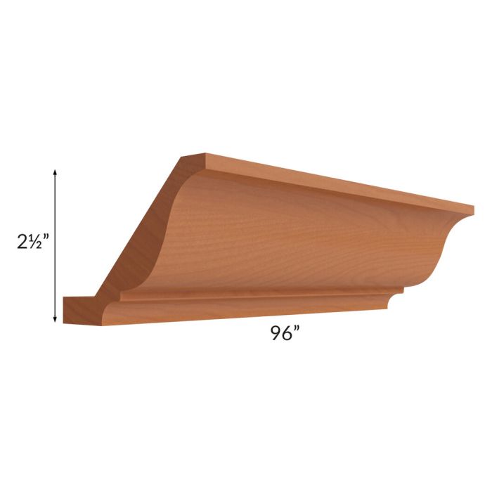 RTA Lexington Cinnamon Glaze Crown Molding (2-1/2" Height)