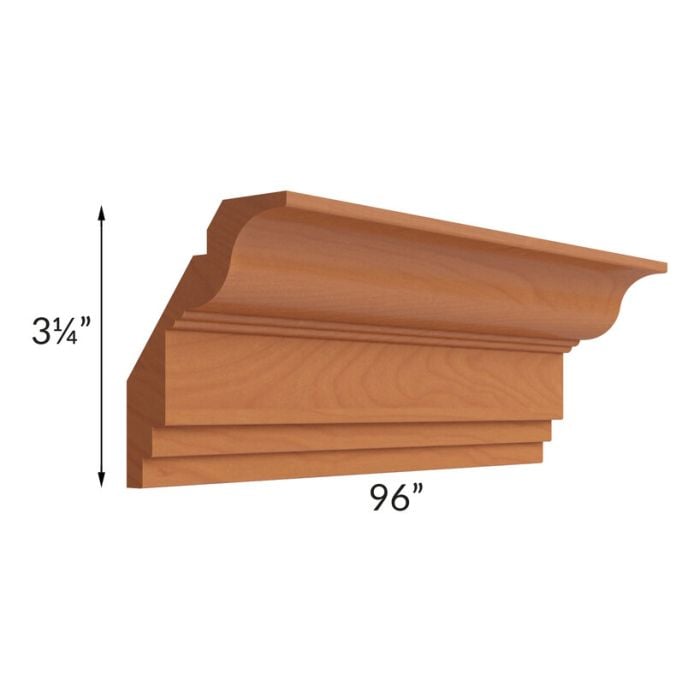 RTA Lexington Cinnamon Glaze Crown Molding (3-1/4" Height)