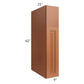 RTA Lexington Cinnamon Glaze Hearth Cabinet Pull Out