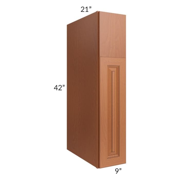 RTA Lexington Cinnamon Glaze Hearth Cabinet Pull Out
