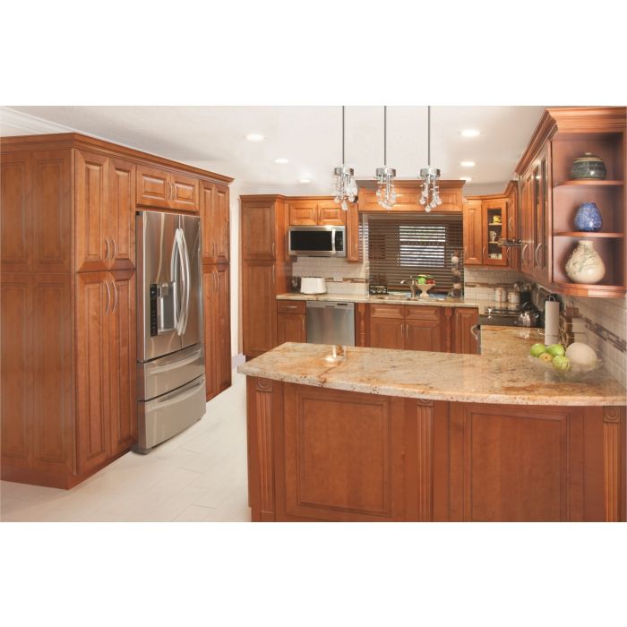 RTA Lexington Cinnamon Glaze Sample Door