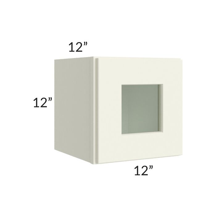 RTA Linen Shaker 12" x 12" Decorative Wall Cabinet with 1 Decorative End Panel