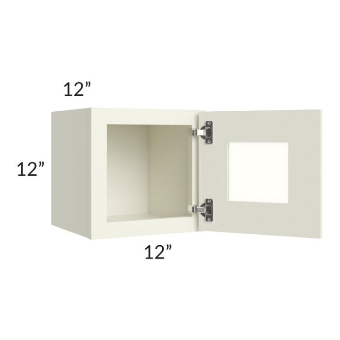 RTA Linen Shaker 12" x 12" Decorative Wall Cabinet with 1 Decorative End Panel