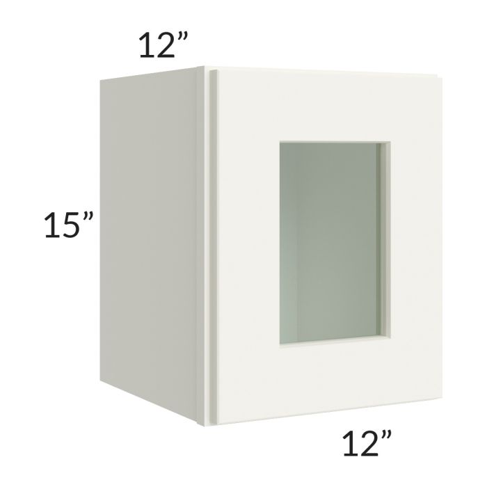 RTA Linen Shaker 12" x 15" Decorative Wall Cabinet with 1 Decorative End Panel