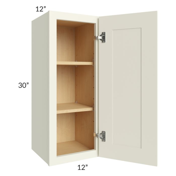 RTA Linen Shaker 12" x 30" Wall Cabinet with 2 Decorative End Panels