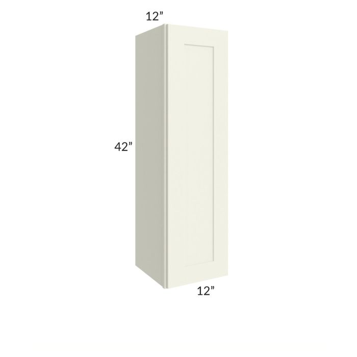 RTA Linen Shaker 12" x 42" Wall Cabinet with 2 Decorative End Panels
