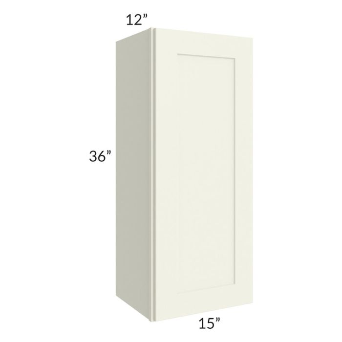 RTA Linen Shaker 15" x 36" Wall Cabinet with 2 Decorative End Panels