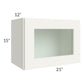 RTA Linen Shaker 21" x 15" Decorative Wall Cabinet with 1 Decorative End Panel