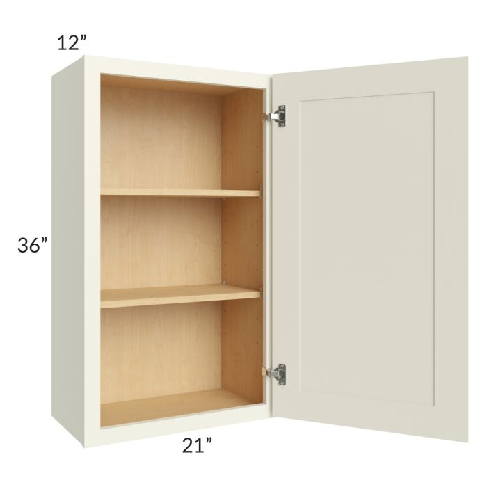 RTA Linen Shaker 21" x 36" Wall Cabinet with 2 Decorative End Panels