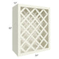 RTA Linen Shaker 24" x 30" Wine Rack Cabinet with 1 Decorative End Panel