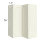 RTA Linen Shaker 24" x 36" Wall Easy Reach Cabinet