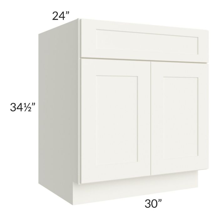 RTA Linen Shaker 30" Sink Base Cabinet (1 drawer front)